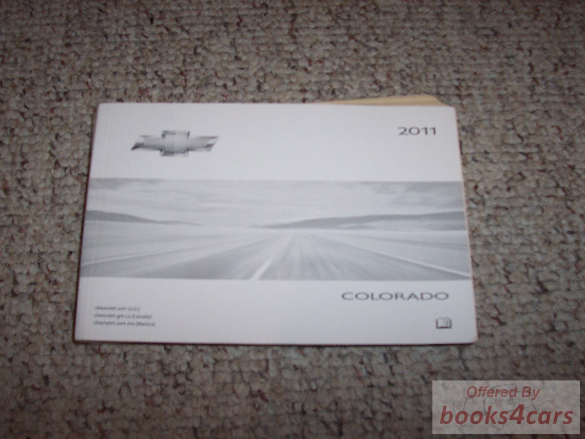 view cover of 2011 Colorado pickup truck owners manual by Chevrolet