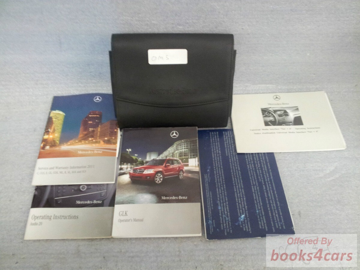 view cover of 2011 GLK 350 owners manual by Mercedes