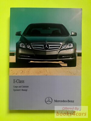 view cover of 2011 E Class E350 Coupe Cabriolet Convertible owners manual by Mercedes