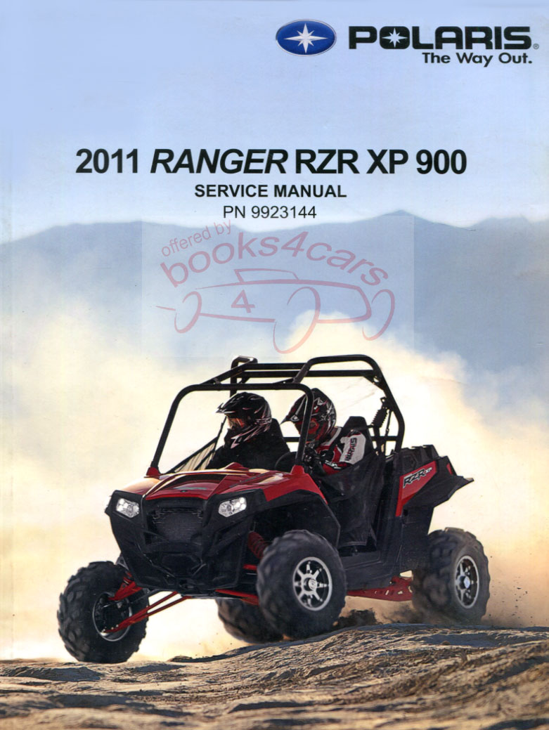 view cover of 2011 Polaris Ranger RZR XP 900 Shop Service Repair Manual by Polaris