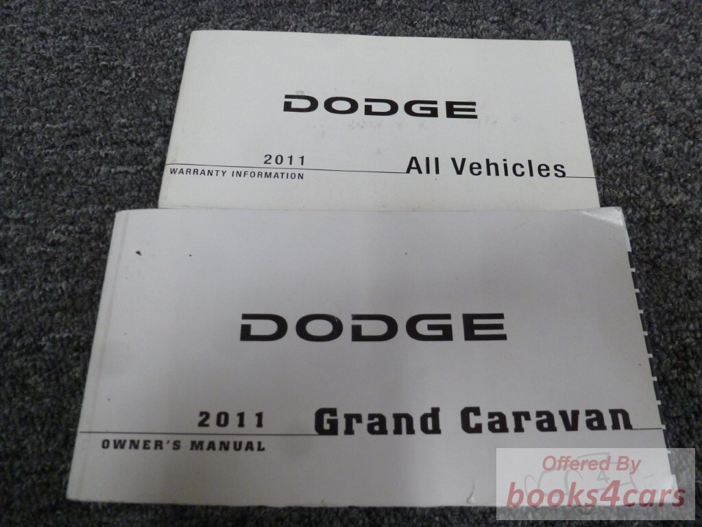 view cover of 2011 Caravan Owners Manual by Dodge