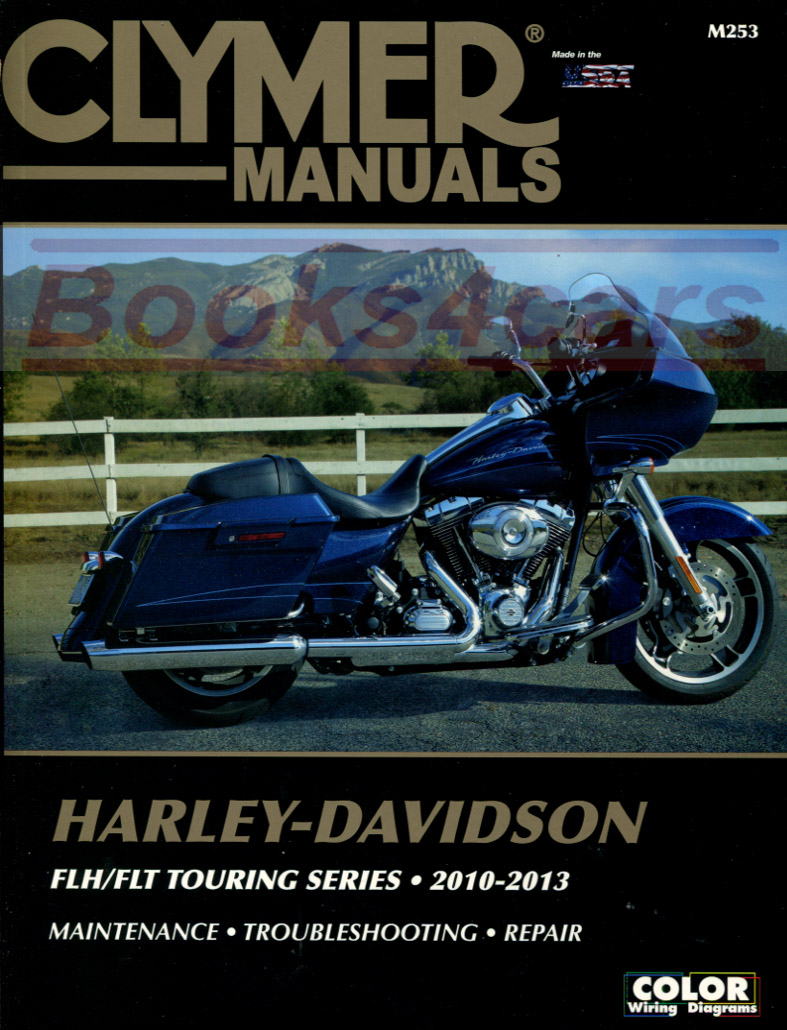 view cover of 2010-2013 Harley Davidson FLH FLT Shop Service Repair Manual 672 pages by Clymer