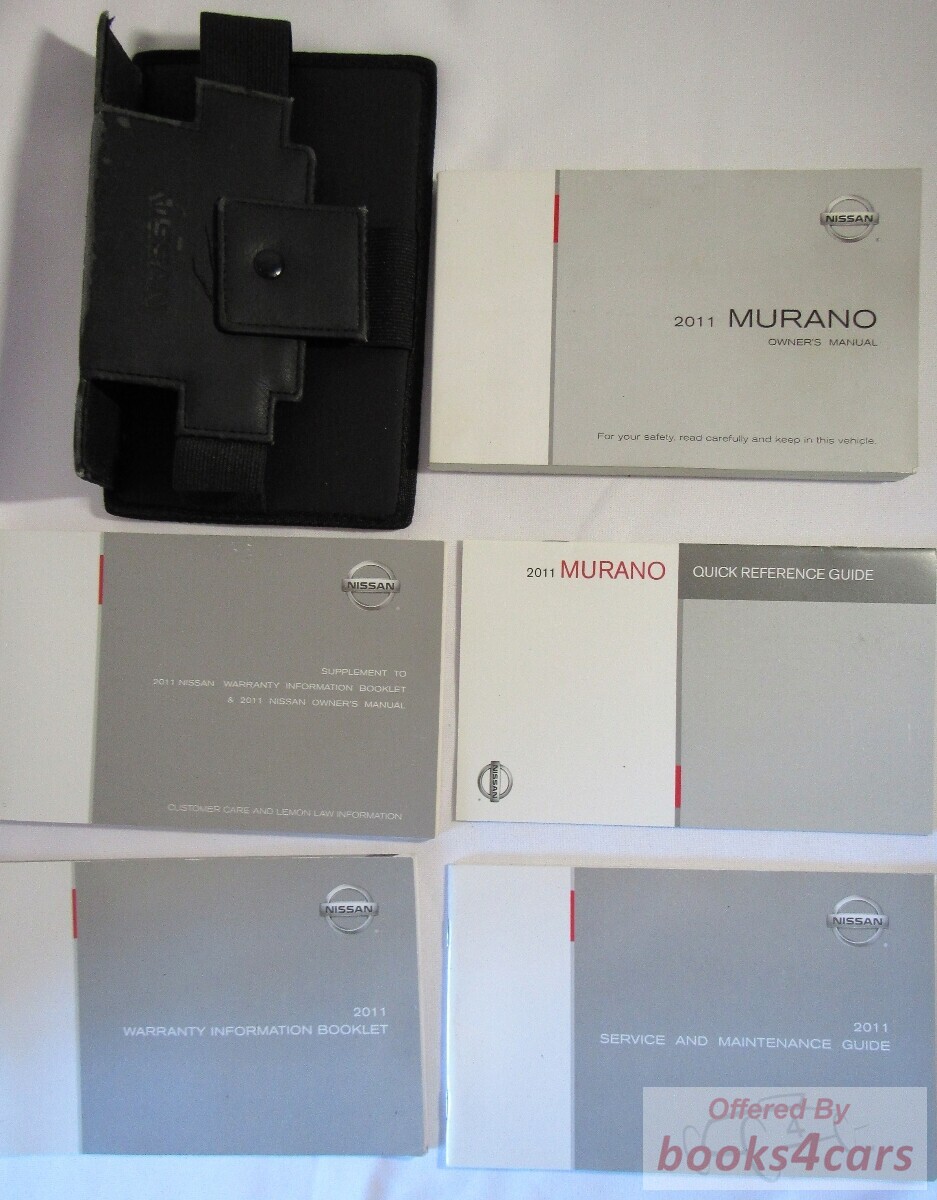 view cover of 2011 Nissan Murano Warranty Booklet