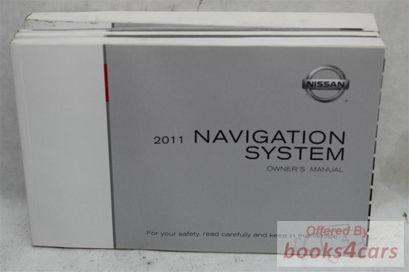 view cover of 2011 NAVIGATION Owners Manual by Nissan