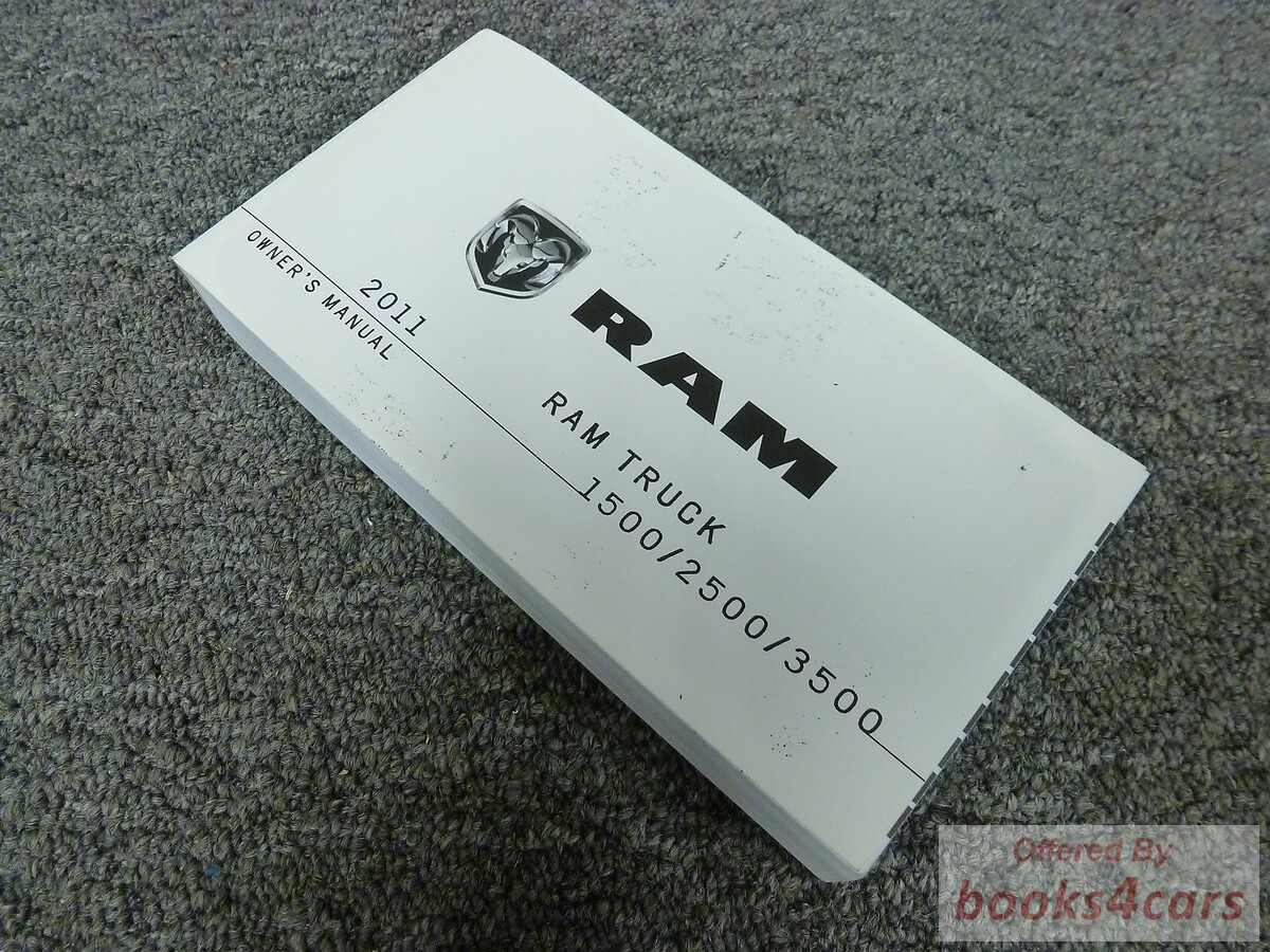 view cover of 2011 Ram Truck 1500 2500 3500 Owners Manual by Dodge