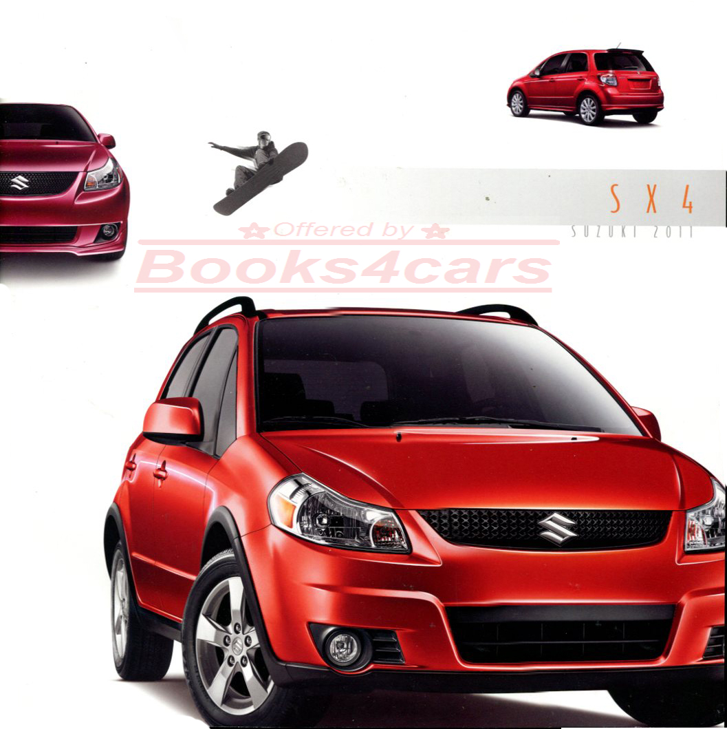 view cover of 2011 Suzuki SX4 Sales Brochure