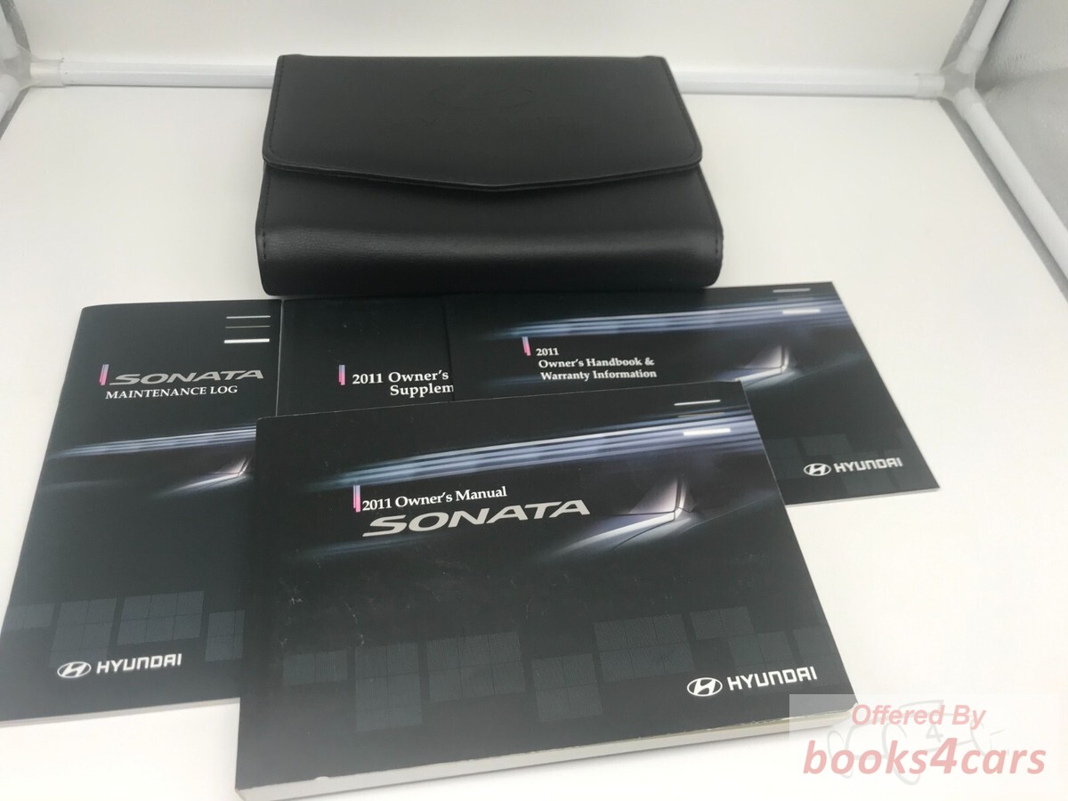 view cover of 2011 Sonata owners manual by Hyundai
