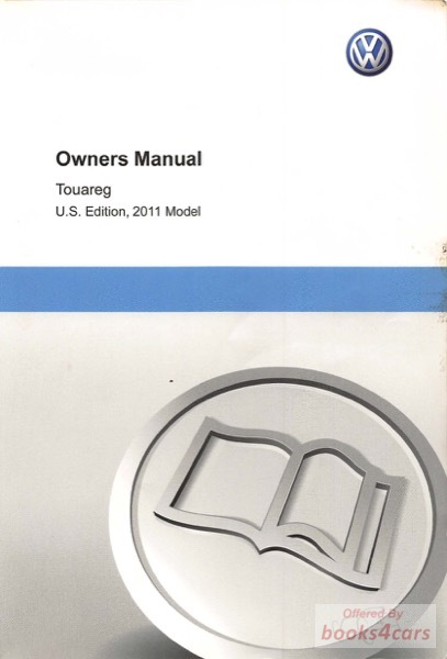 view cover of 2011 VW Volkswagen Touareg Owners Manual