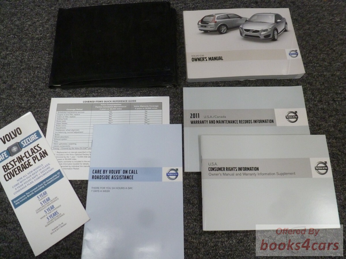 view cover of 2011 C30 Owners Manual by Volvo