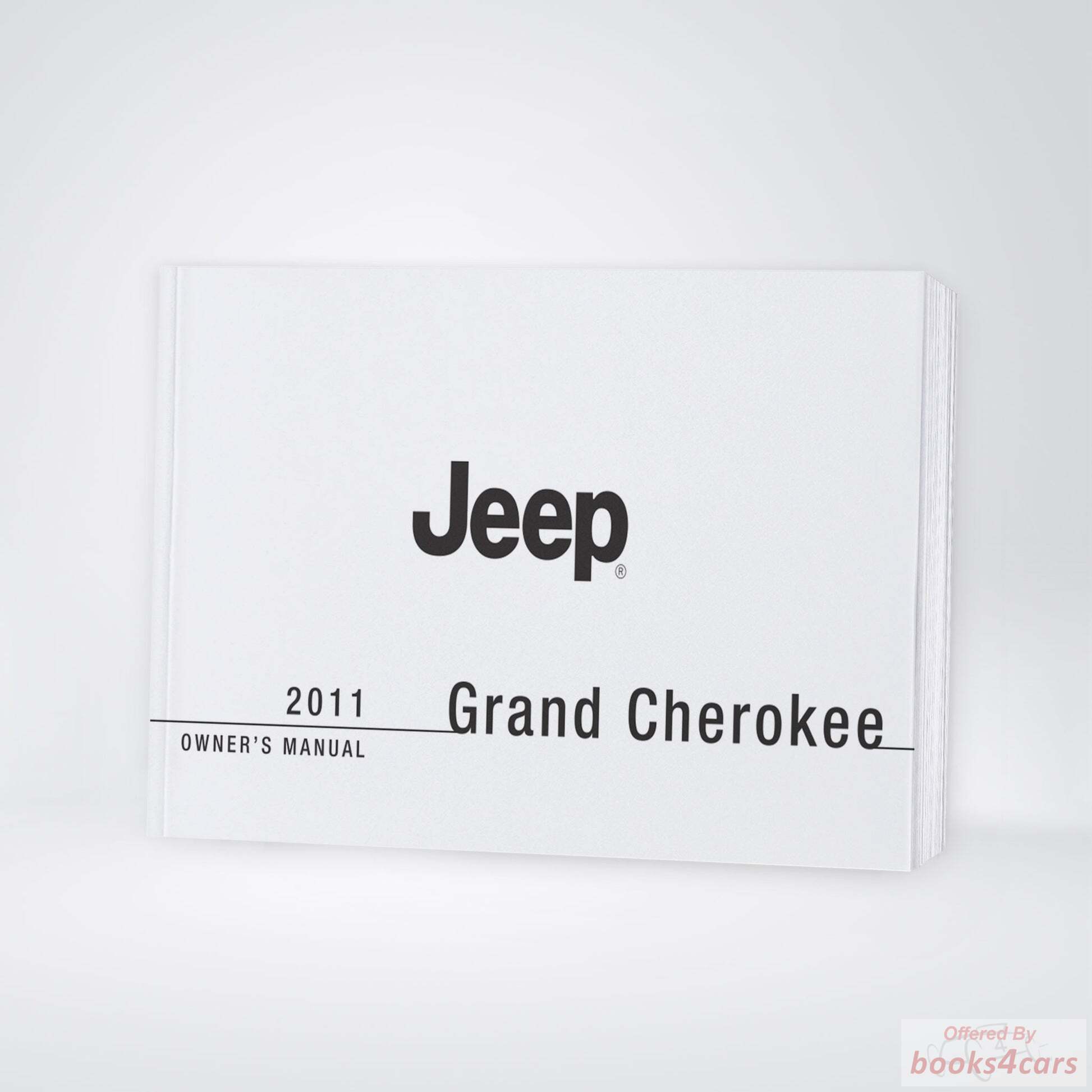 view cover of 2011 Grand Cherokee owners manual by Jeep