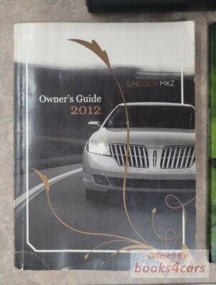 view cover of 2012 MKS owners manual by Lincoln
