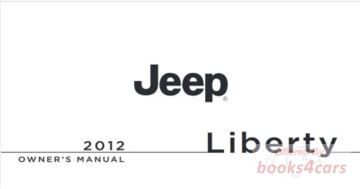 view cover of 2012 Liberty owners manual by Jeep