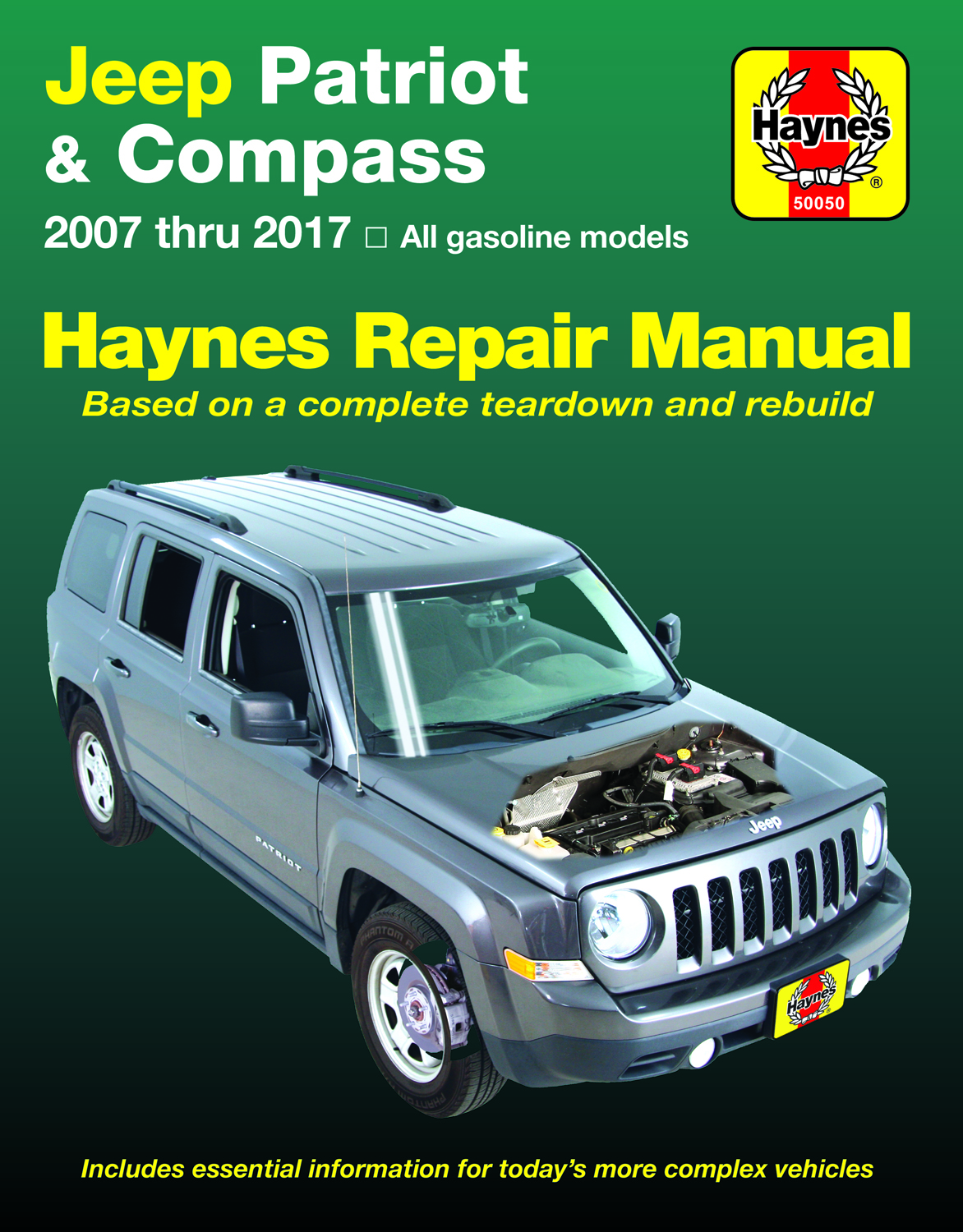 view cover of 2007-2017 Jeep Compass & Patriot Shop Service Repair Manual by Haynes