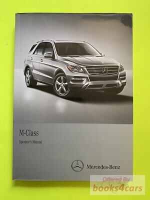 view cover of 2012 M-Class owner's manual by Mercedes ML350 incl BlueTec & 4matic