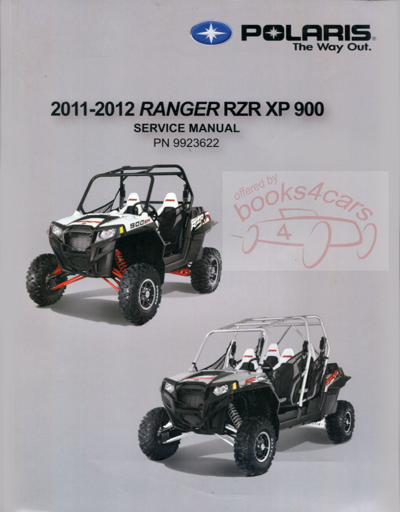 view cover of 2011-12 Polaris Ranger RZR XP 900 Shop Service Repair Manual by Polaris