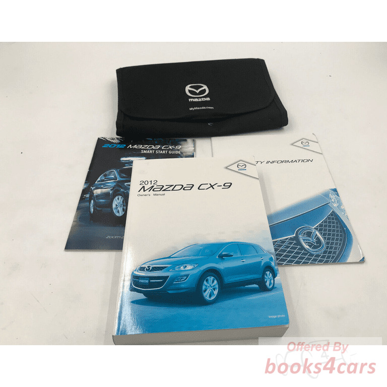 view cover of 2012 Mazda CX9 owners manual