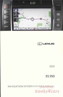 view cover of 2012 ES350 Navigation owners manual by Lexus