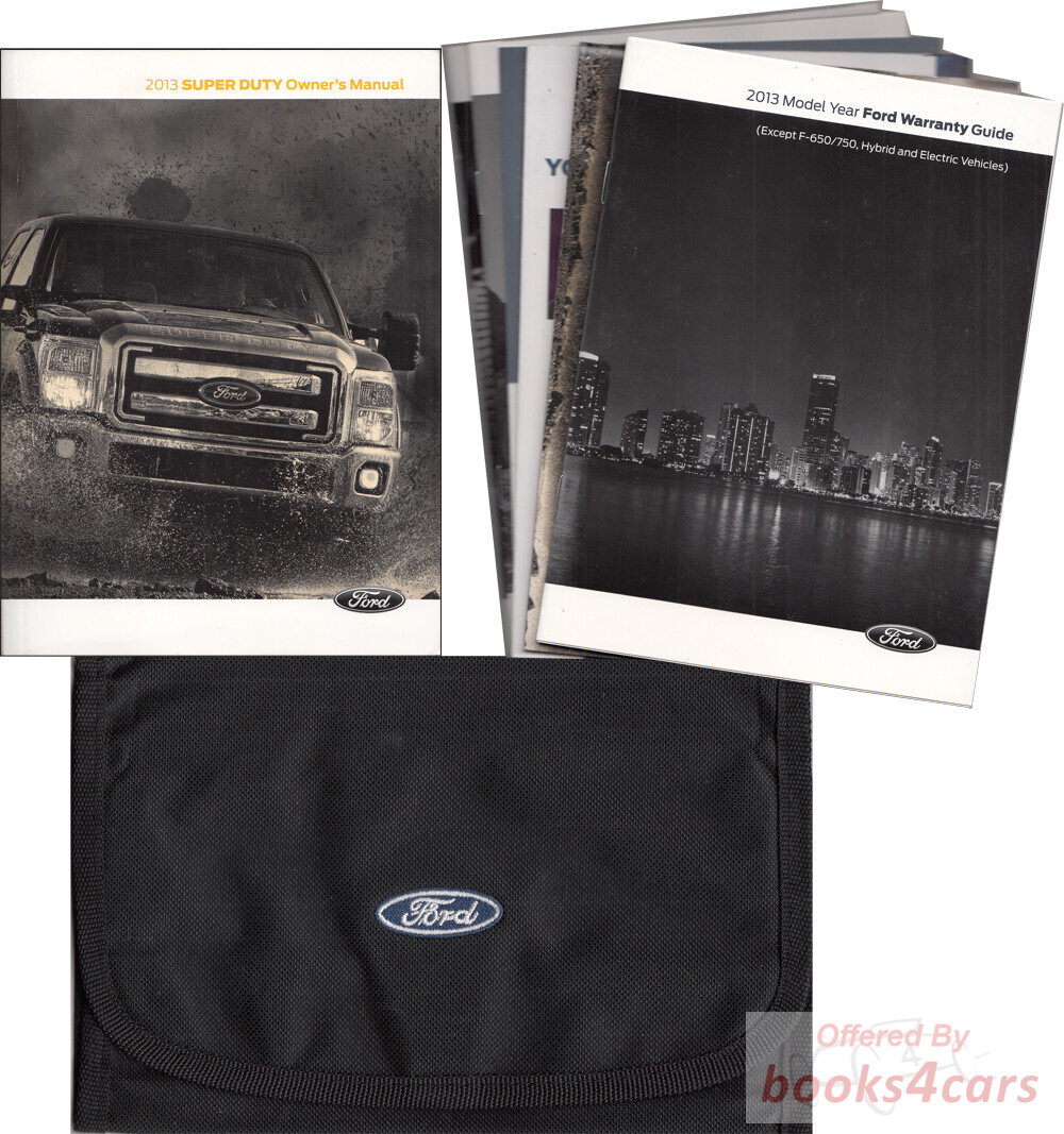 view cover of 2013 F250 F350 F450 F550 Super Duty owners manual by Ford truck