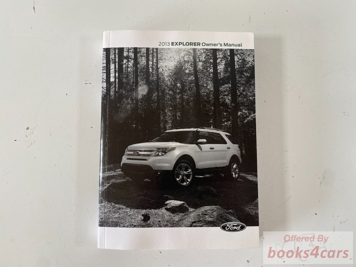 view cover of 2013 Explorer owners manual by Ford