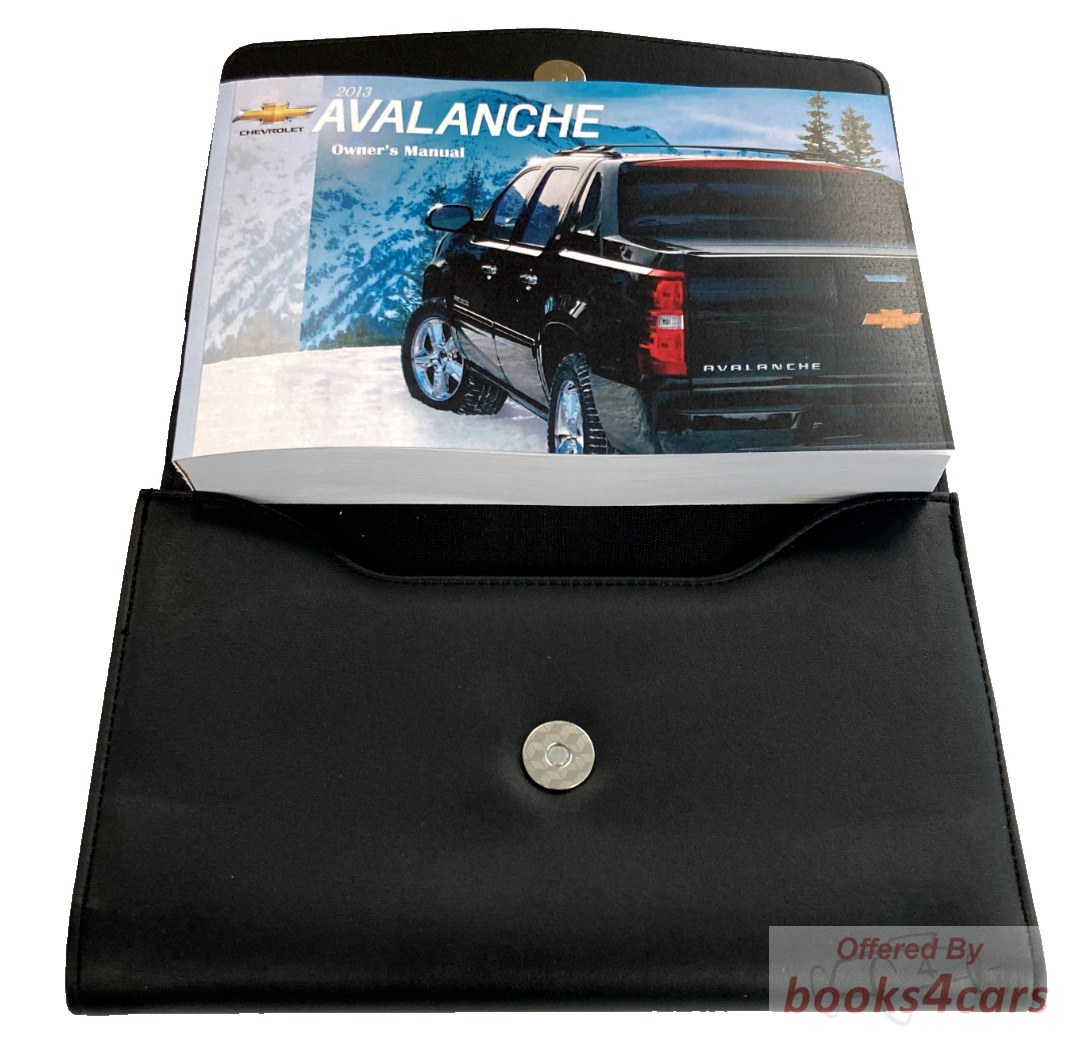 view cover of 2013 Avalanche Owners Manual by Chevrolet Truck