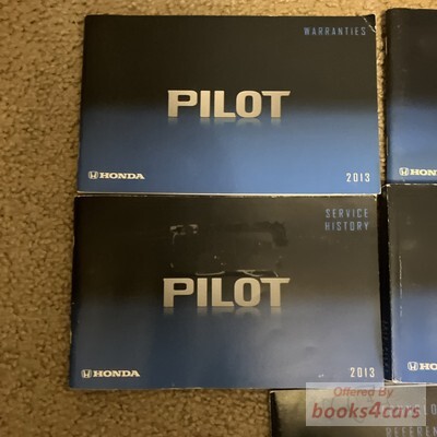 view cover of 2013 Pilot service history owners manual by Honda