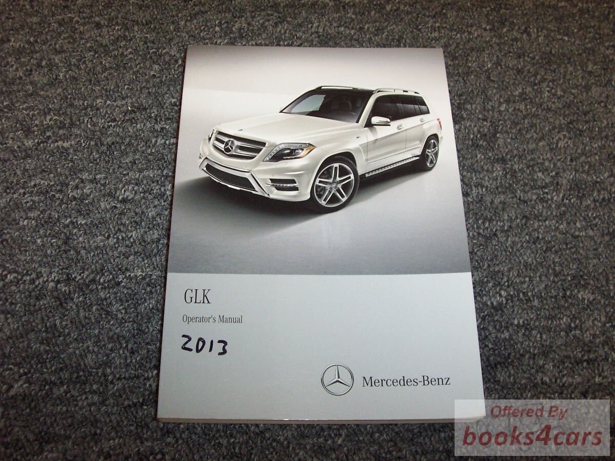 view cover of 2013 GLK Series owners manual by Mercedes
