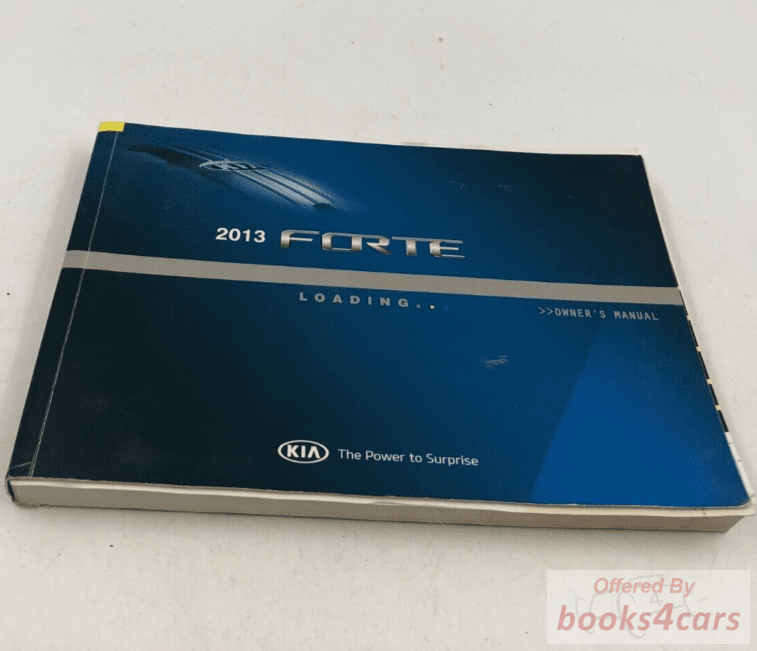 view cover of 2013 Kia Forte Owners Manual