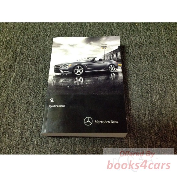 view cover of 2013 SL owners Manual by Mercedes