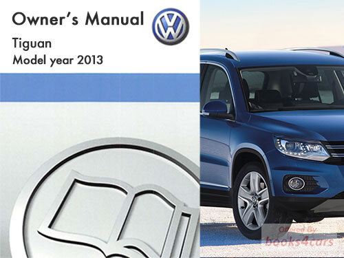 view cover of 2013 Volkswagen Tiguan Owners Manual by VW