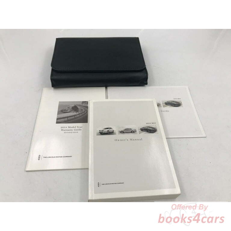 view cover of 2014 MKZ Owners Manual By Lincoln