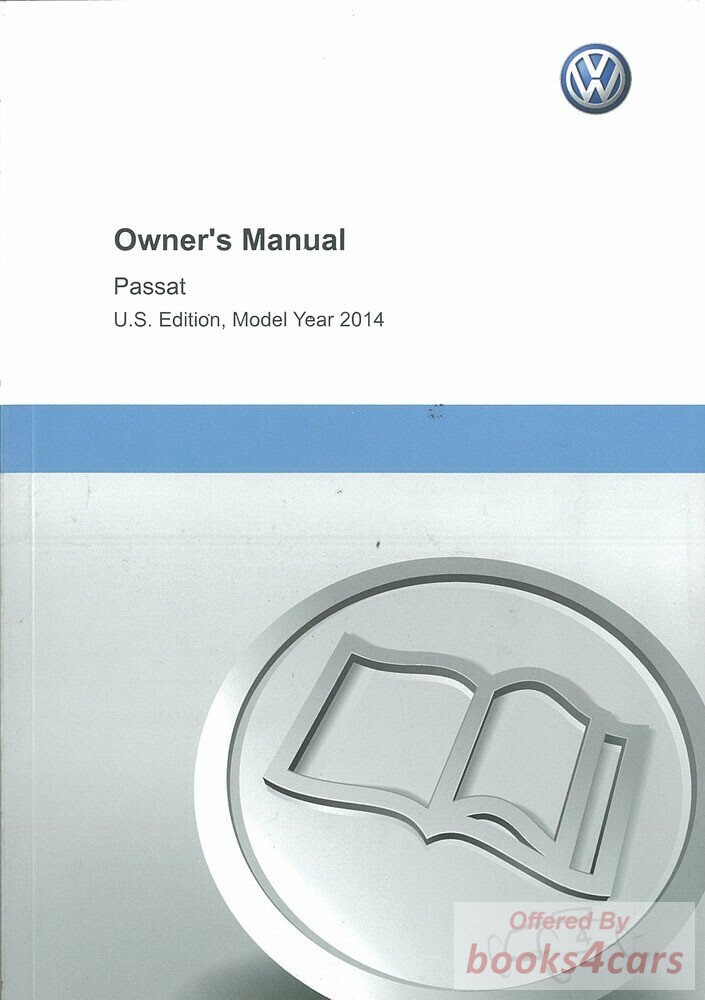 view cover of 2014 Passat owners manual by Volkswagen