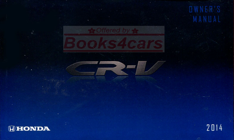 view cover of 2014 CRV CR-V owners manual by Honda
