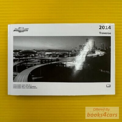 view cover of 2014 Traverse owners manual by Chevrolet