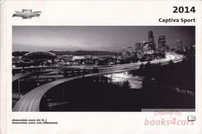 view cover of 2014 Captiva Sport owners manual by Chevrolet