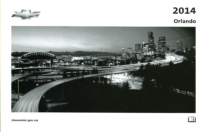 view cover of 2014 Orlando MPV owners manual by Chevrolet