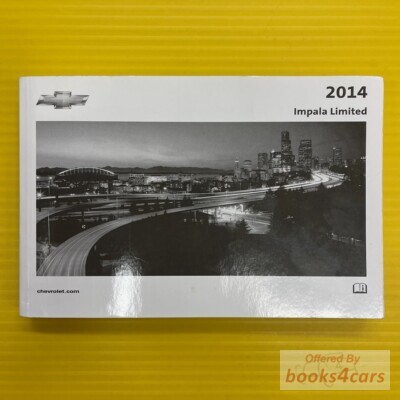 view cover of 2014 Impala Limited owners manual by Chevrolet