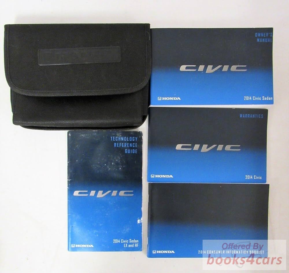 view cover of 2014 Civic Sedan 4-door owners manual by Honda