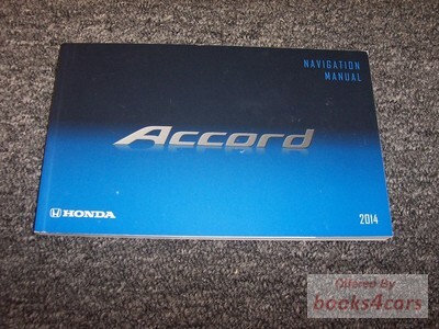 view cover of 2014 Accord Navigation owners manual by Honda