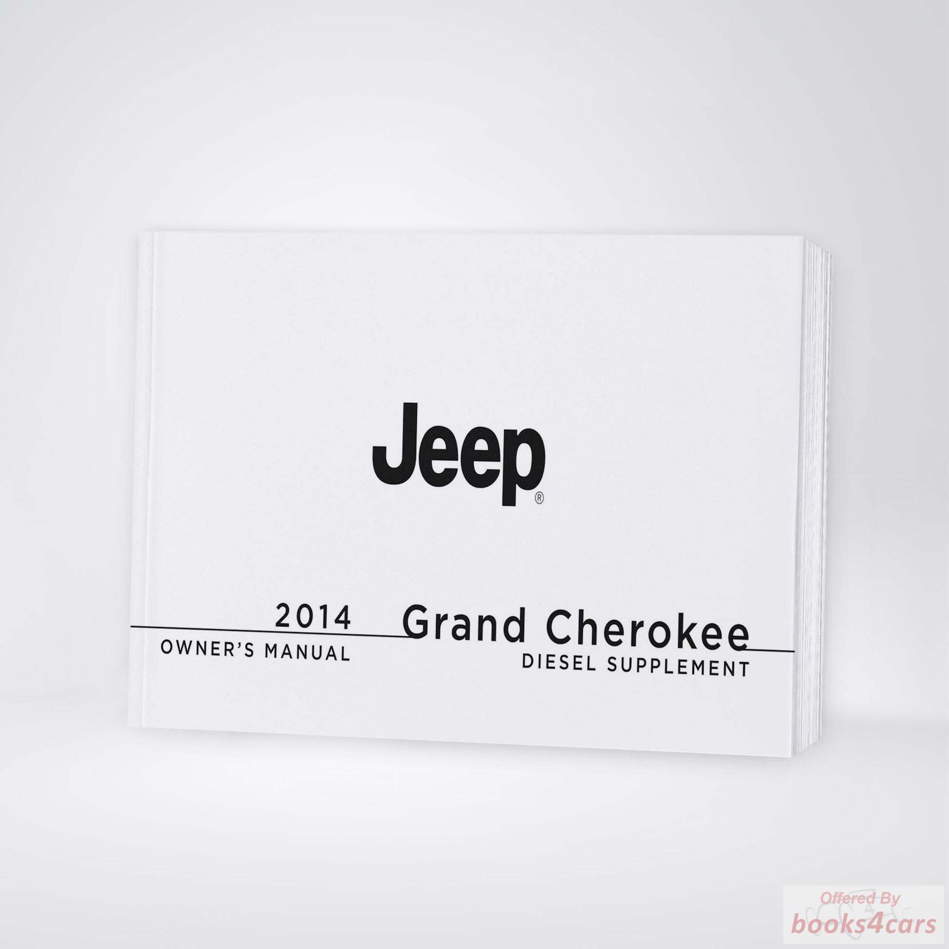 view cover of 2014 Grand Cherokee owners manual by Jeep