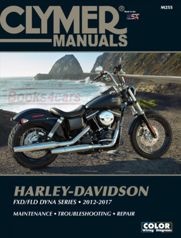 view cover of 2012-2017 Harley Davidson FXD FLD Dyna Series Shop Service Repair Manual by Clymer