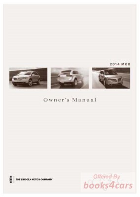 view cover of 2014 MKX Owners Manual By Lincoln