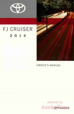view cover of 2014 FJ Cruiser owners manual by Toyota