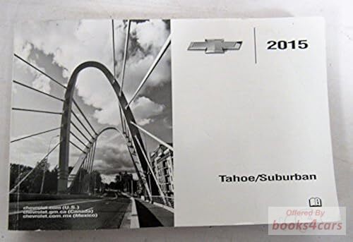 view cover of 2015 Tahoe Suburban owners manual by Chevrolet