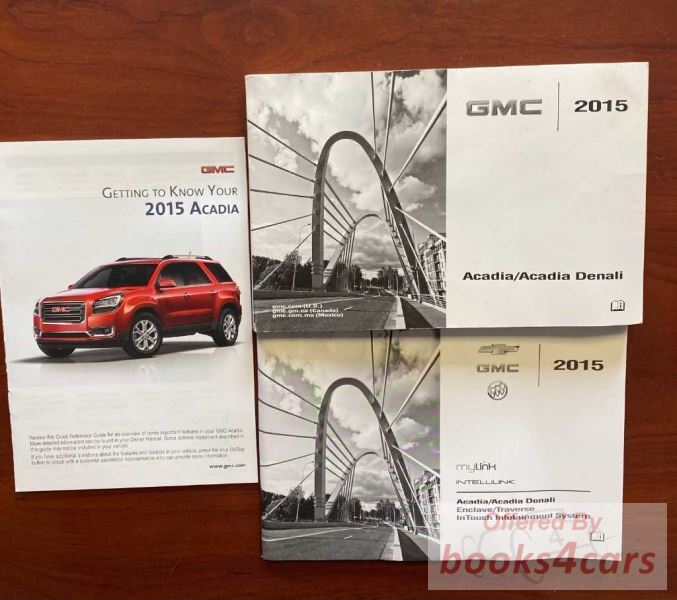 view cover of 2015 Acadia Acadia Denali Enclave and Traverse infotainment system owners manual by GMC