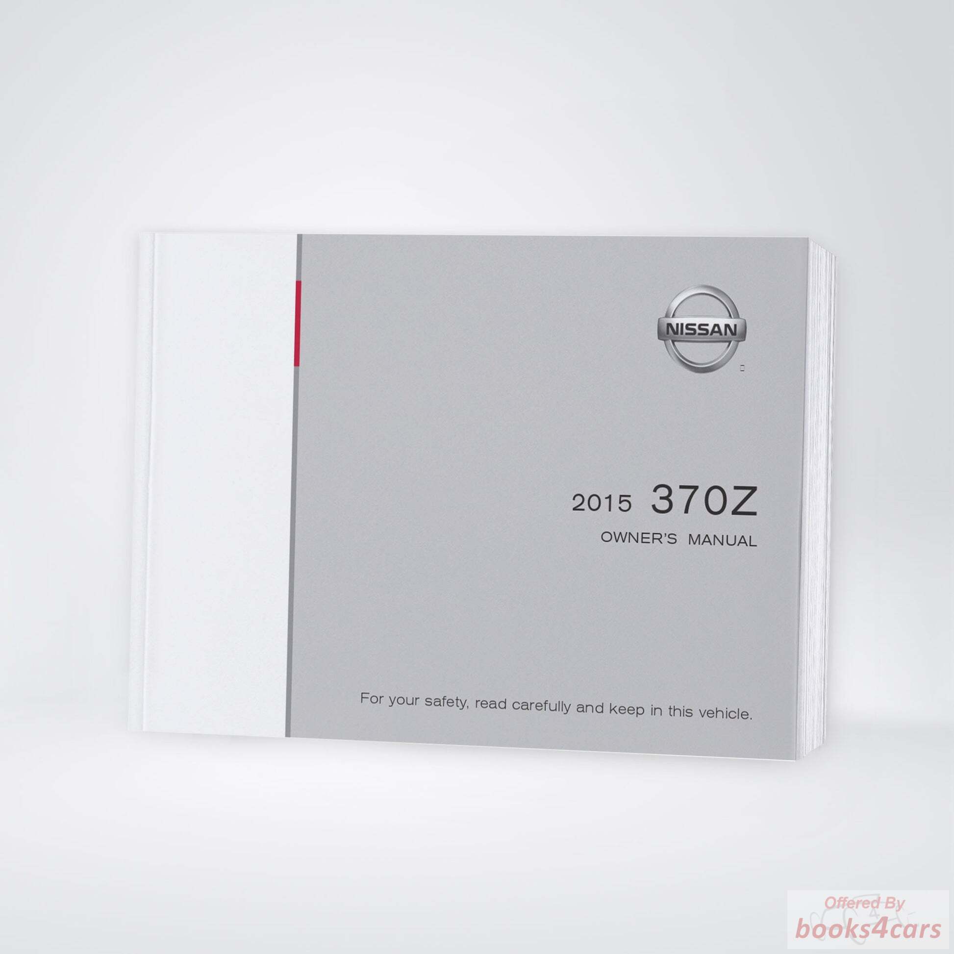view cover of 2015 370Z owners manual by Nissan 370 Z