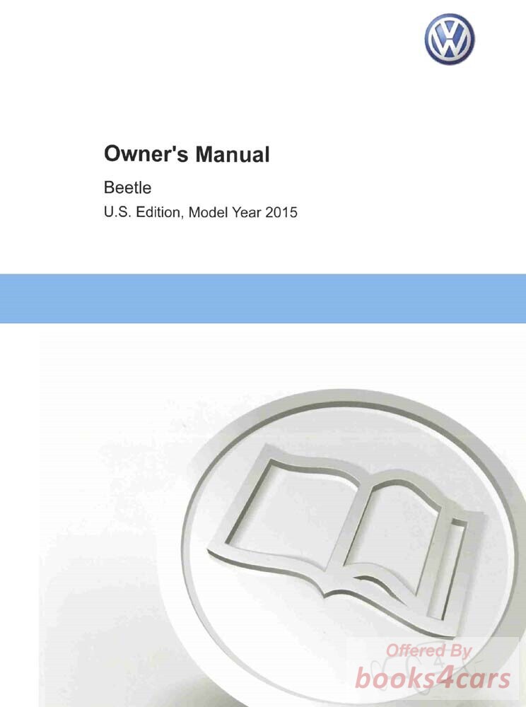 view cover of 2015 VW Beetle owners manual by Volkswagen