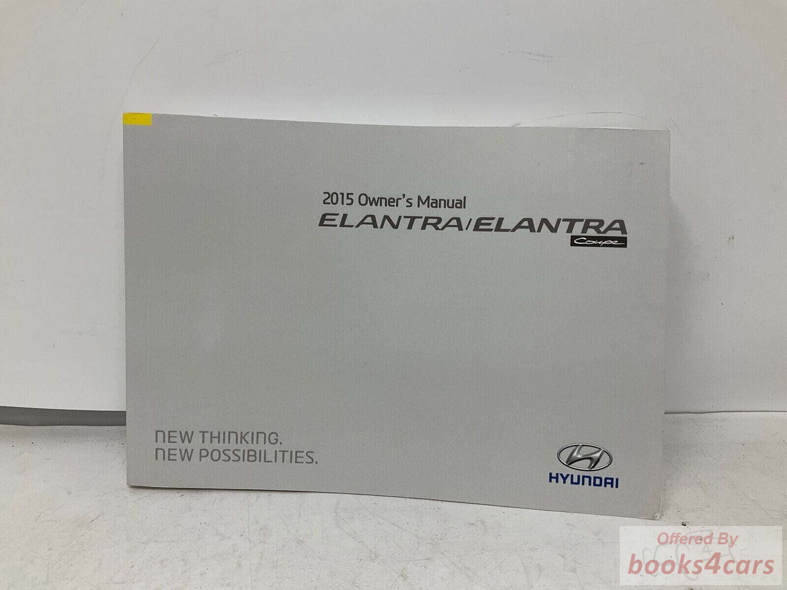 view cover of 2015 Elantra / coupe owners manual by Hyundai