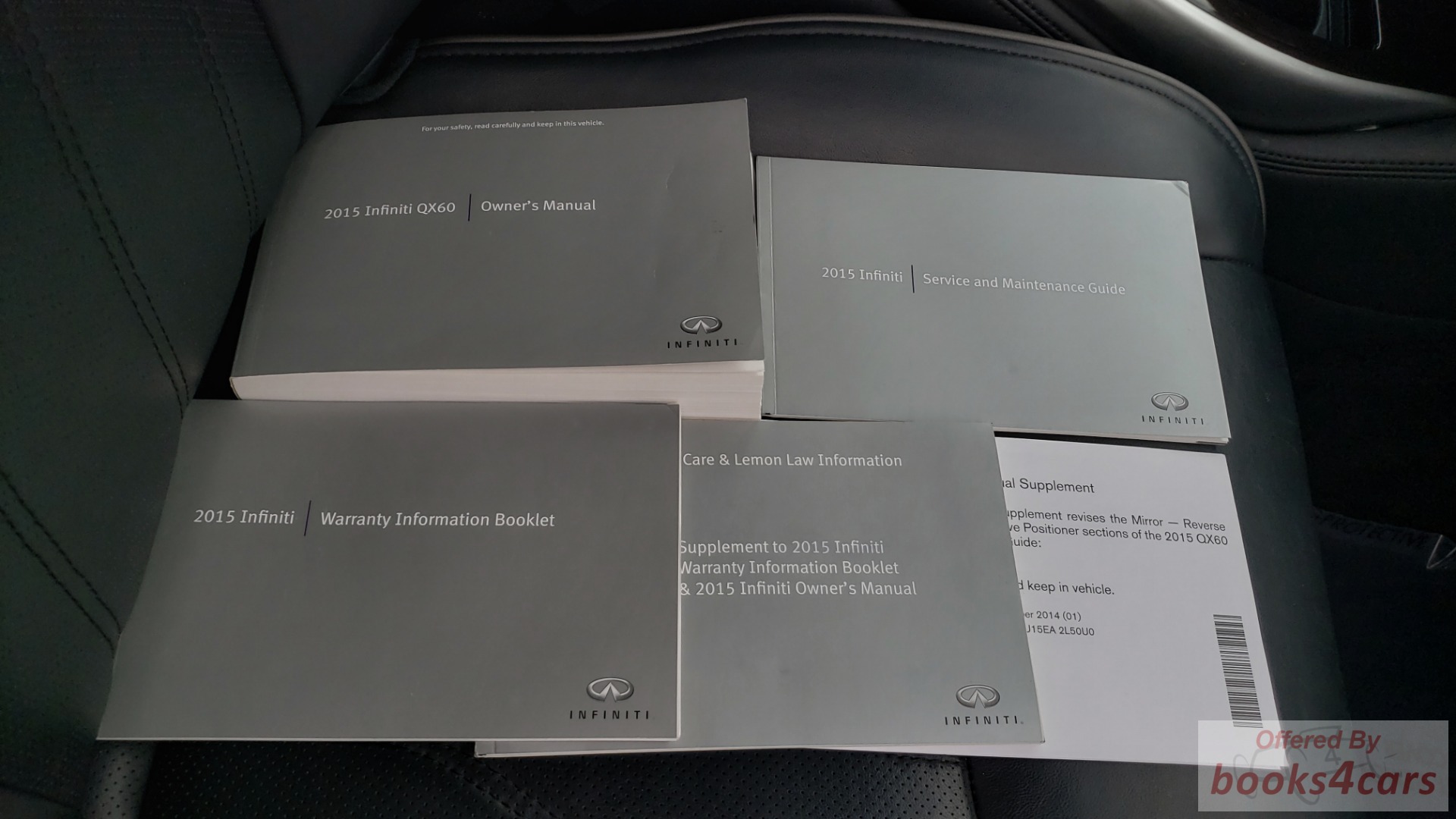 view cover of 2015 QX60 Owners Manual by Infiniti