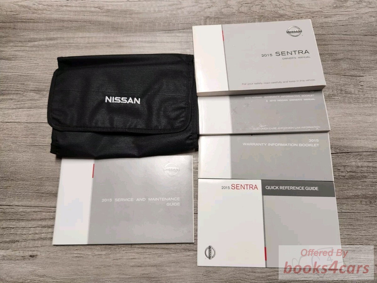 view cover of 2015 Sentra owners manual by Nissan