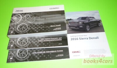 view cover of 2016 Sierra DENALI pickup truck owners manual by GMC